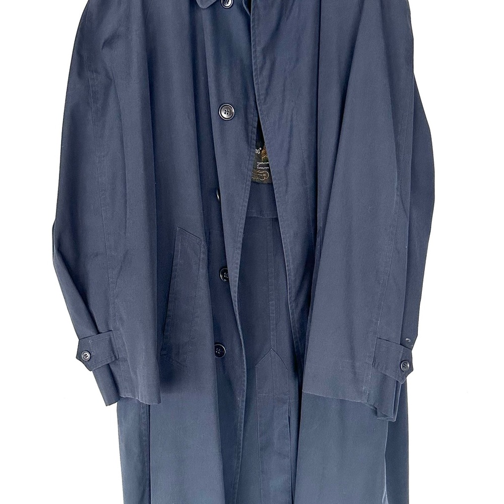 London Fog Navy Trench Coat